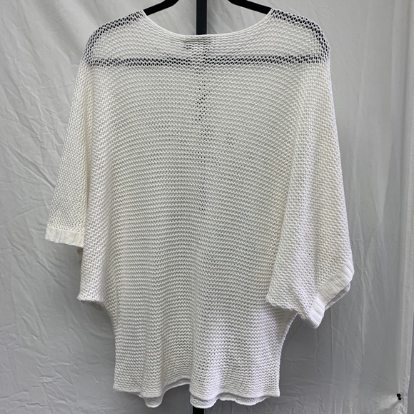 Christopher & Banks XL white short sleeve sweater - Picture 2 of 8